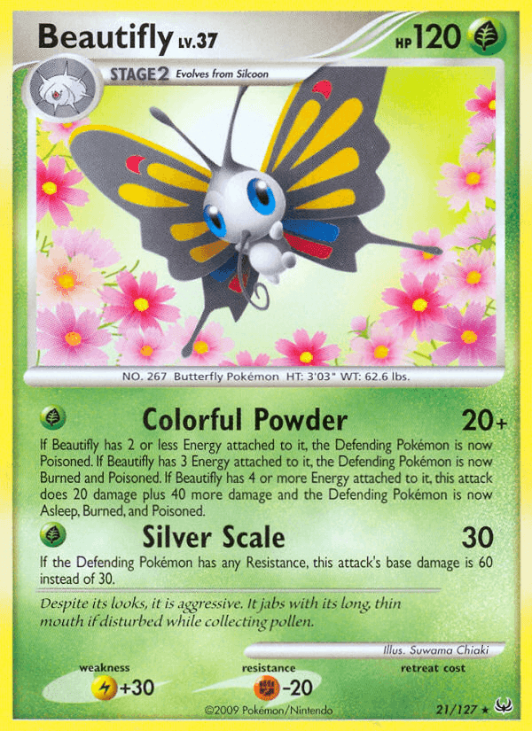 Beautifly, carta 21 di Platino