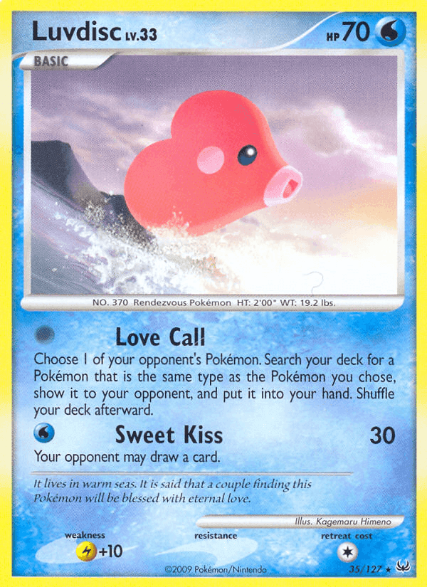 Luvdisc, carta 35 di Platino