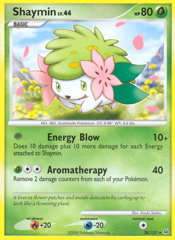 Shaymin, carta 38 di Platino