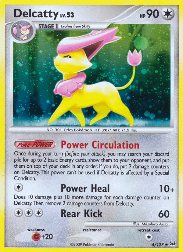 Delcatty, carta 4 di Platino