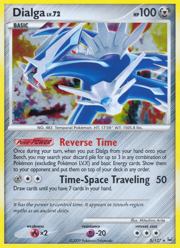 Dialga, carta 5 di Platino