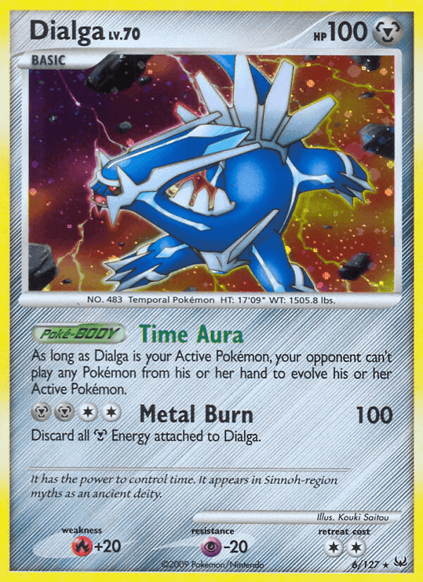 Dialga, carta 6 di Platino