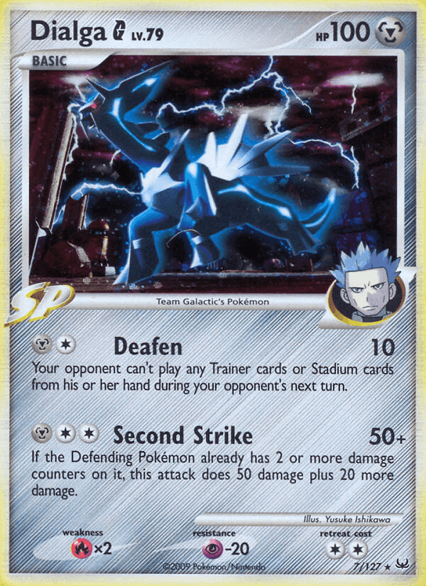 Dialga G, carta 7 de Platino