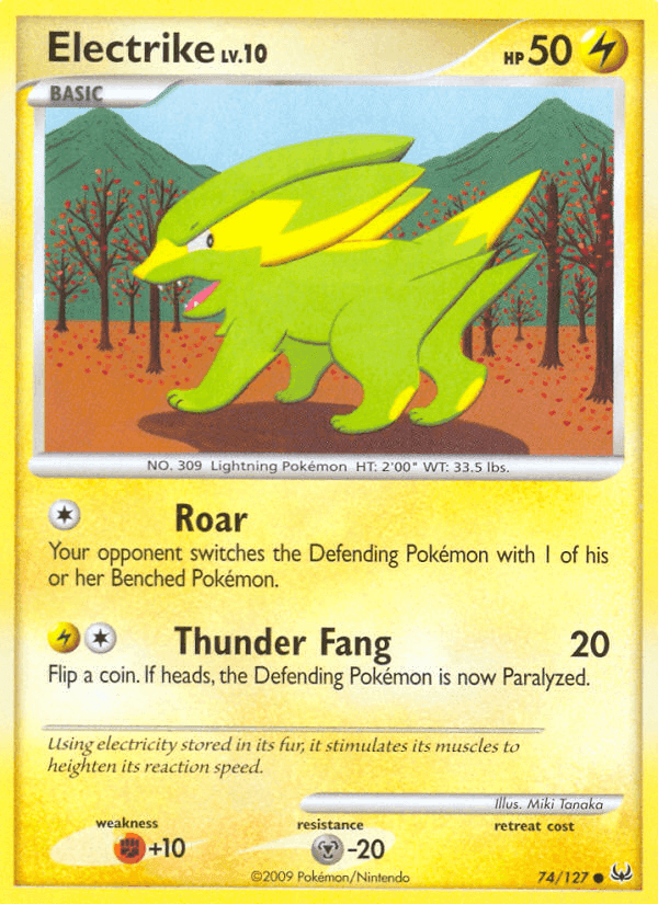 Electrike, card 74 from Platinum
