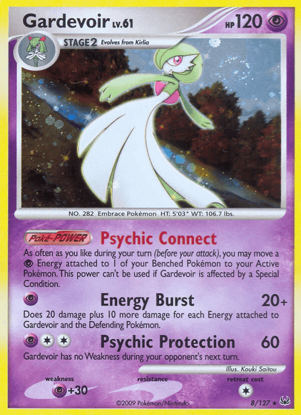 Gardevoir, carta 8 di Platino
