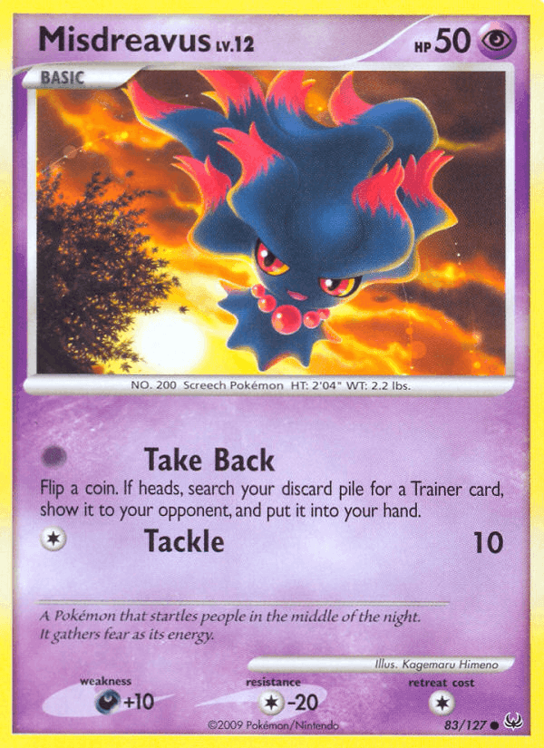 Misdreavus, card 83 from Platinum