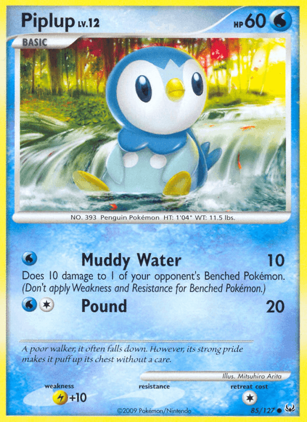 Piplup, card 85 from Platinum