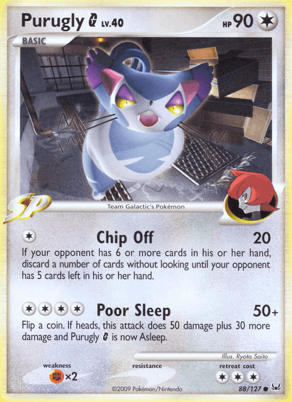 Purugly G, card 88 from Platinum