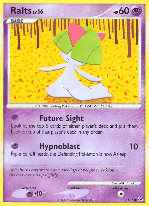 Ralts, card 89 from Platinum