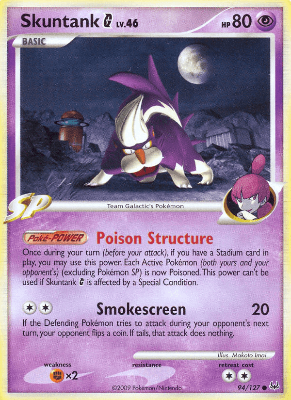 Skuntank G, carta 94 de Platino