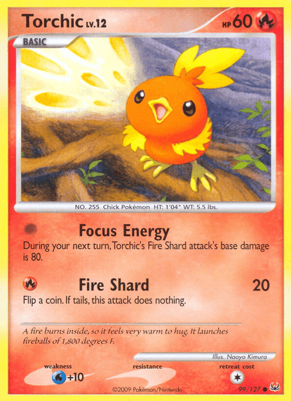 Torchic, card 99 from Platinum