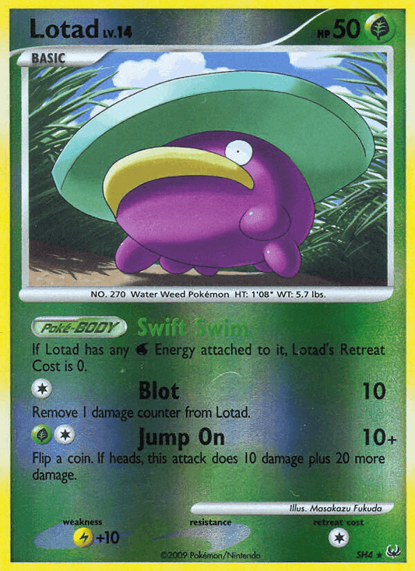 Platinum の SH4 番、Lotad