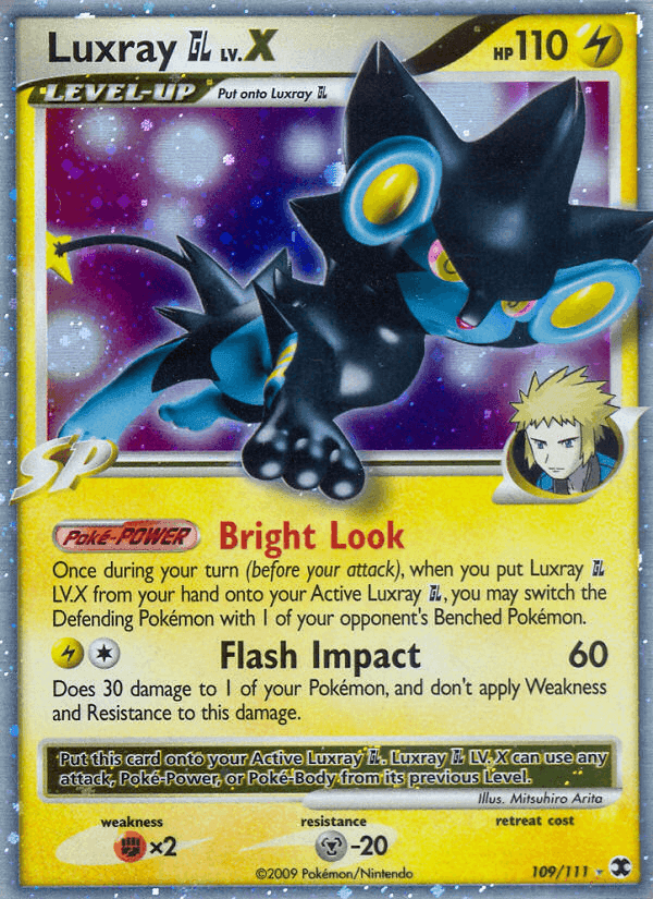 Luxray GL LV.X, card 109 from Rising Rivals