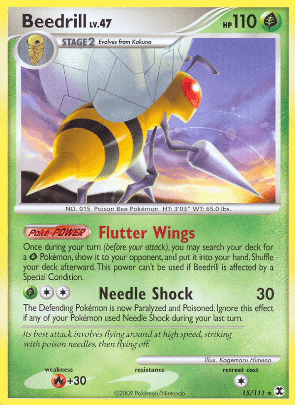 Beedrill, carta 15 di L'Ascesa dei Rivali