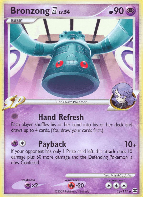 Bronzong E4, carta 16 de Rising Rivals