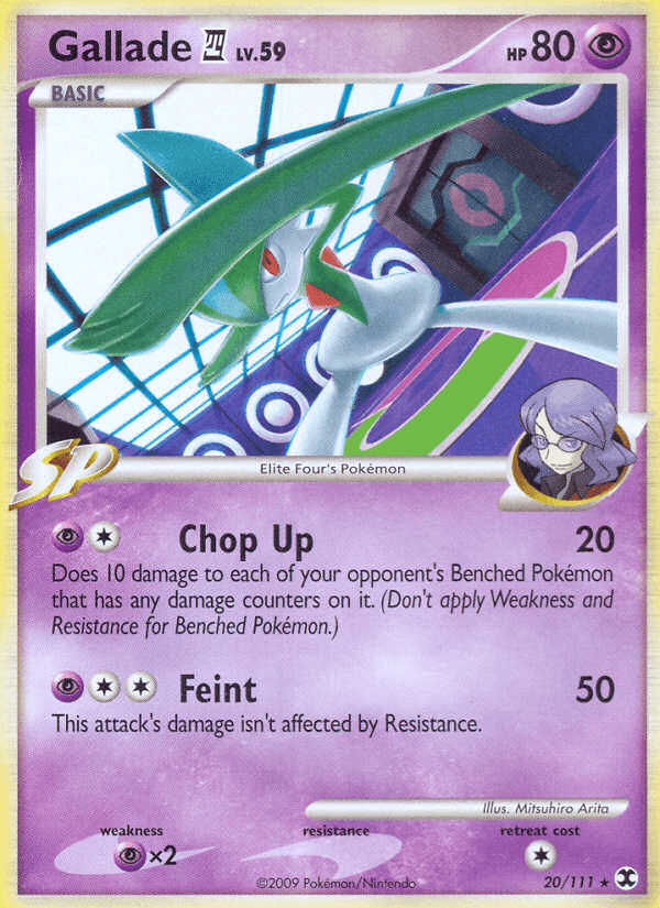 Gallade E4, carta 20 di L'Ascesa dei Rivali