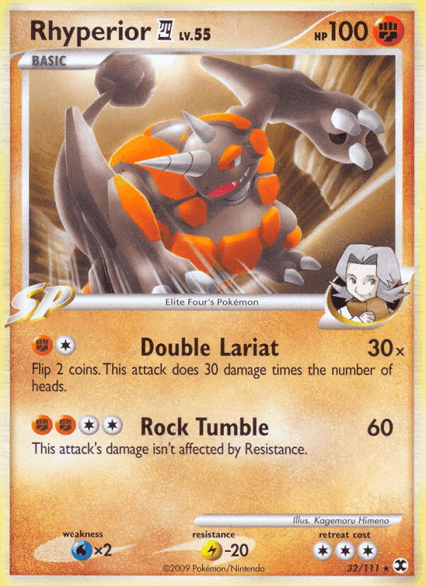 Rhyperior E4, carta 32 de Rising Rivals