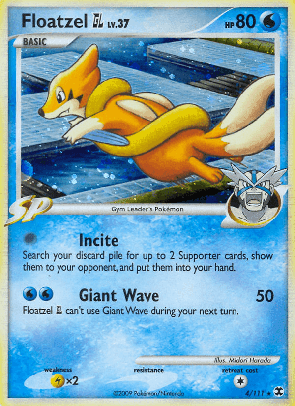 Floatzel GL, carta 4 de Rising Rivals