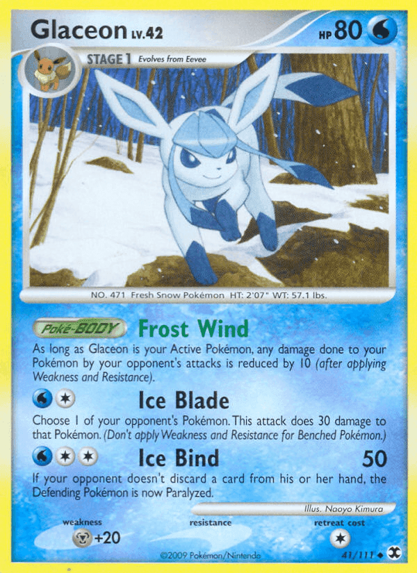Glaceon, carta 41 di L'Ascesa dei Rivali