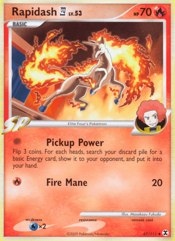Rapidash E4, carta 47 di L'Ascesa dei Rivali