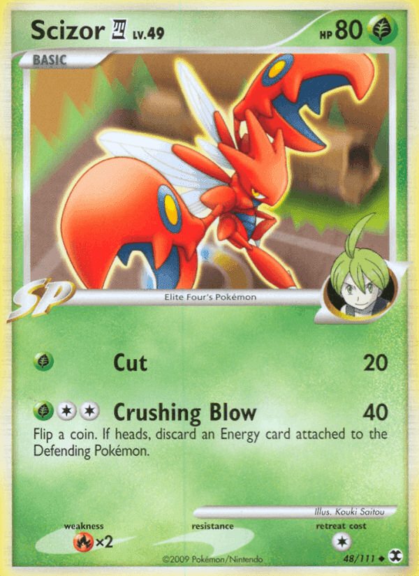 Scizor E4, card 48 from Rising Rivals
