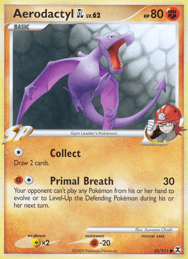 Aerodactyl GL, carta 55 de Rising Rivals