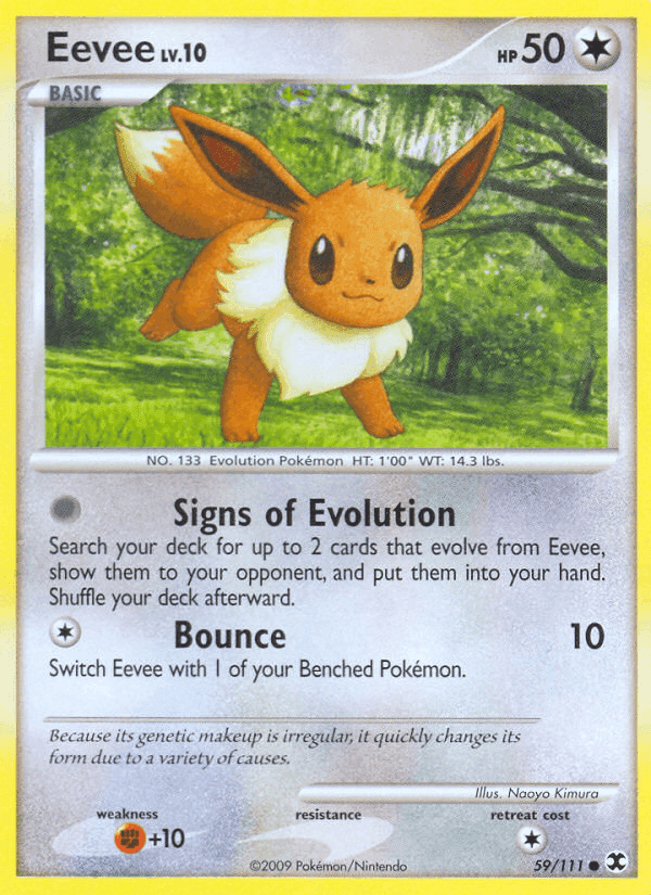 Eevee, carta 59 de Rising Rivals