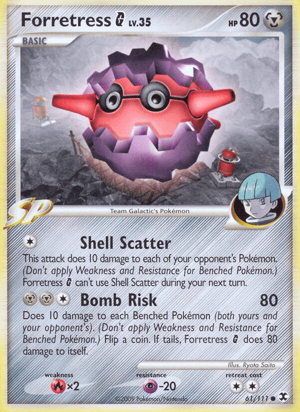 Forretress G, card 61 from Rising Rivals