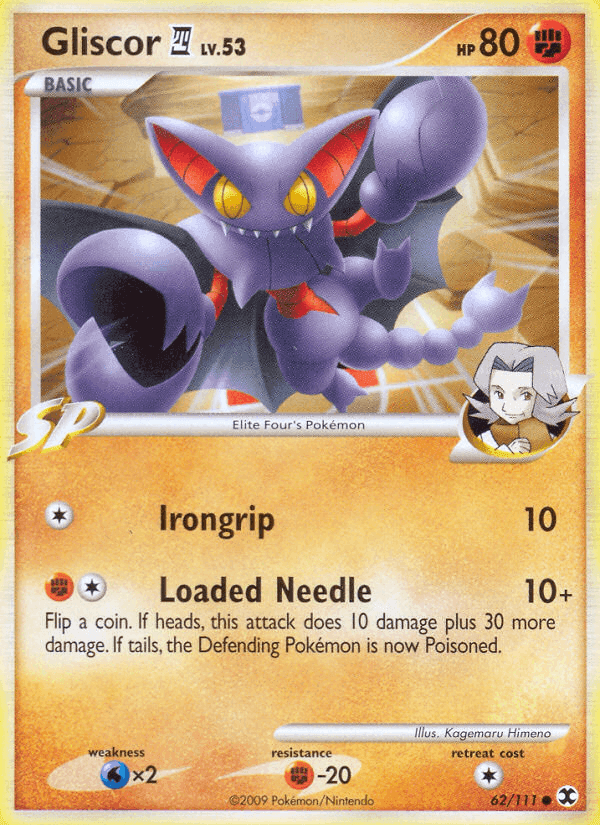 Gliscor E4, card 62 from Rising Rivals