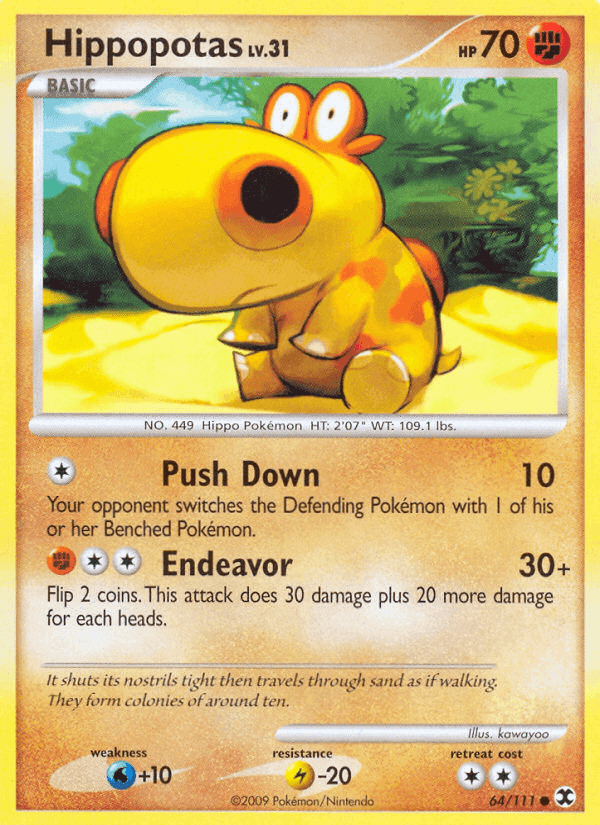 Hippopotas, card 64 from Rising Rivals