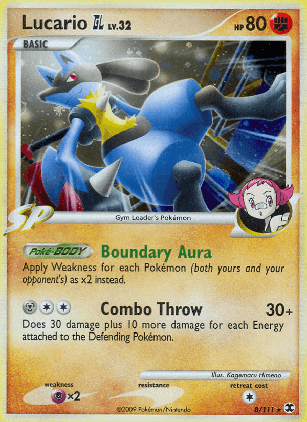 Lucario GL, carta 8 di L'Ascesa dei Rivali