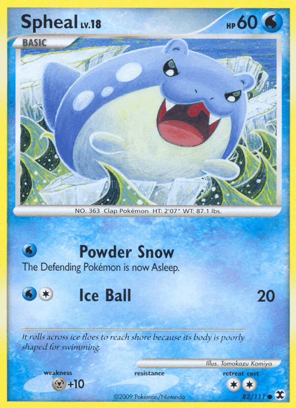 Spheal, card 82 from Rising Rivals