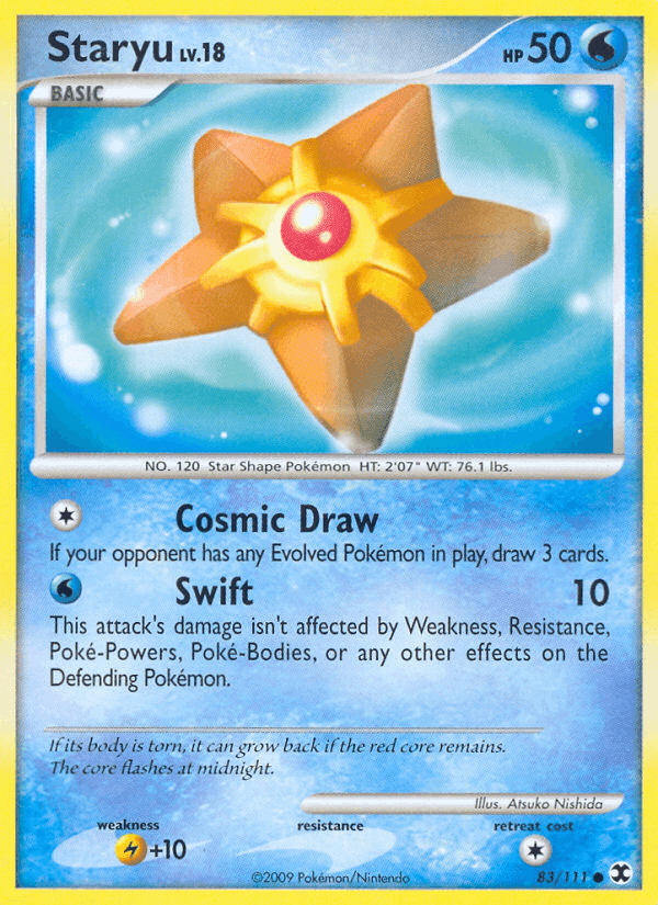 Staryu, card 83 from Rising Rivals