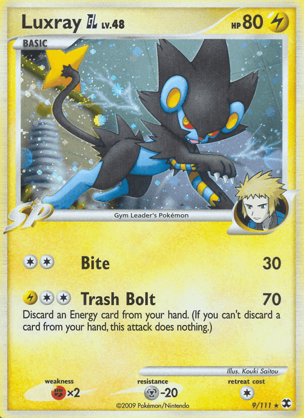 Luxray GL, carta 9 de Rising Rivals