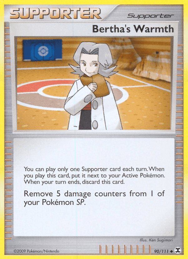 Bertha's Warmth, card 90 from Rising Rivals