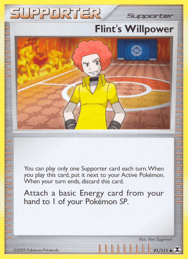 Flint's Willpower, card 91 from Rising Rivals