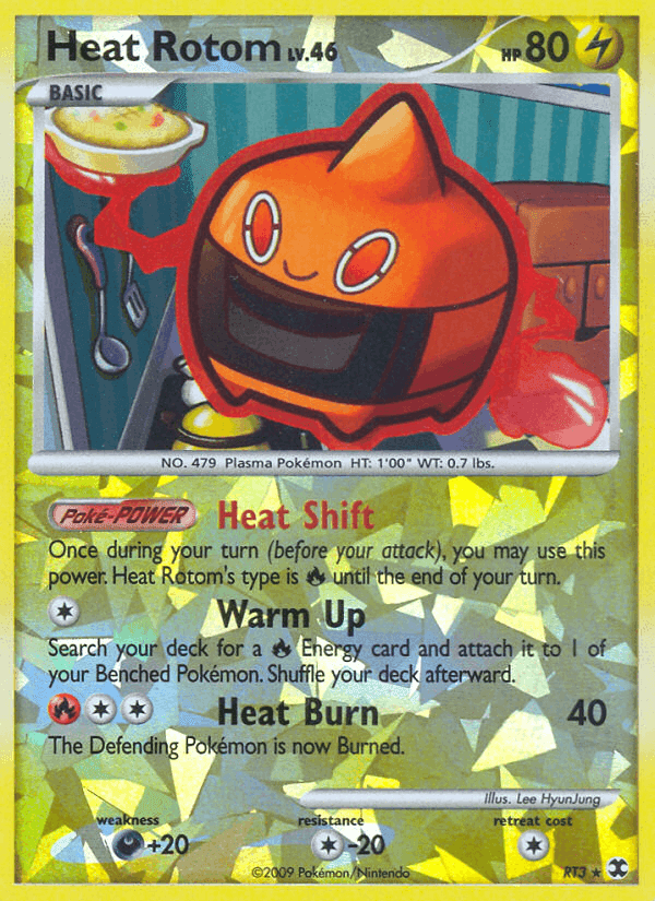 Heat Rotom, carta RT3 de Rising Rivals