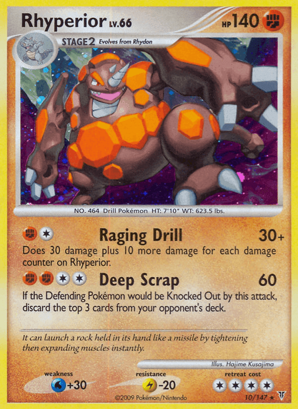 Rhyperior, carta 10 di Supreme Victors