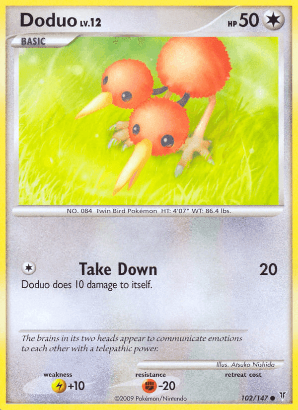 Doduo, card 102 from Supreme Victors