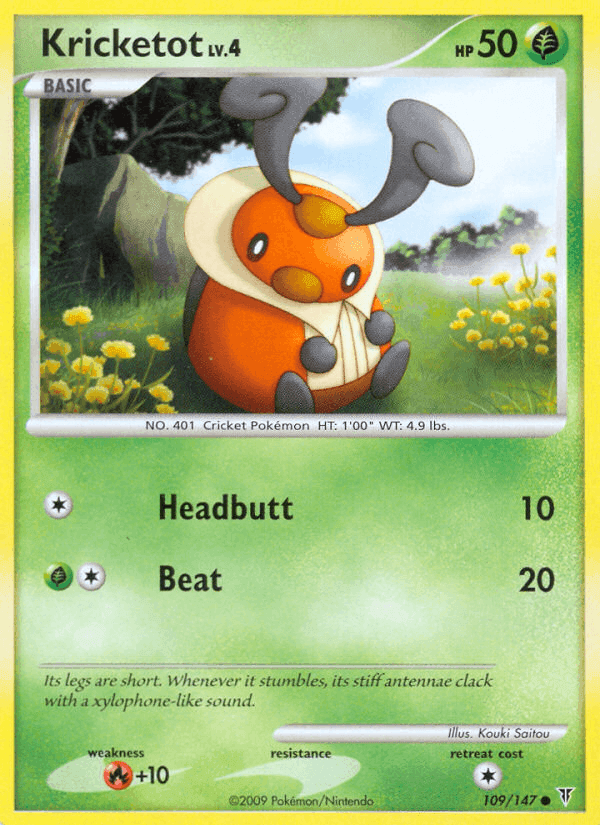 Kricketot, card 109 from Supreme Victors