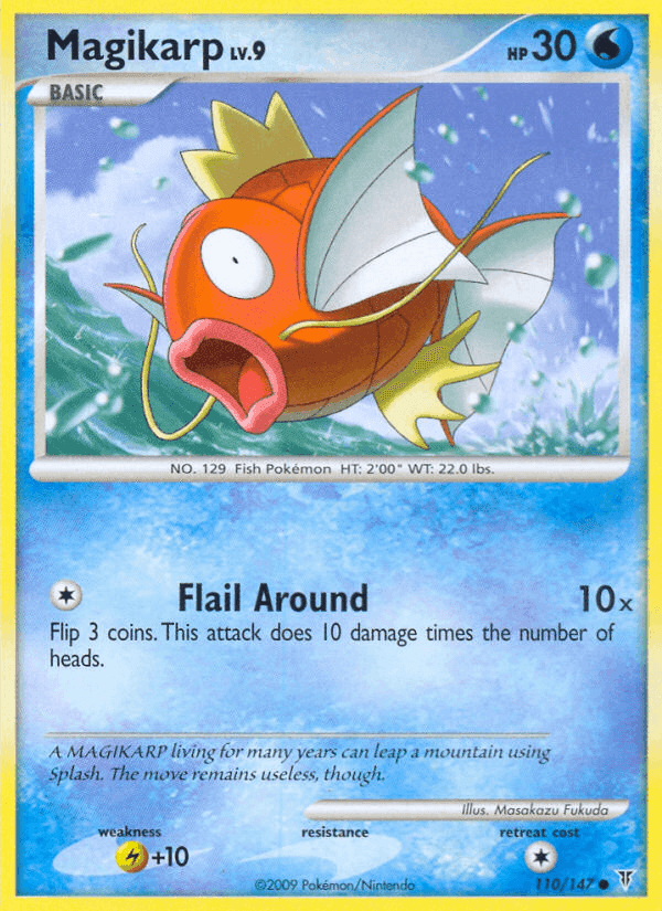 Magikarp, card 110 from Supreme Victors