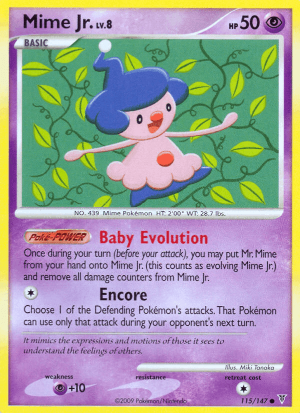 Mime Jr., card 115 from Supreme Victors