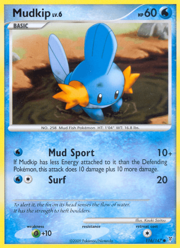 Mudkip, card 116 from Supreme Victors