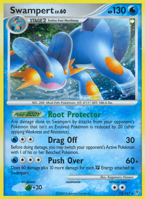 Swampert, carta 12 di Supreme Victors