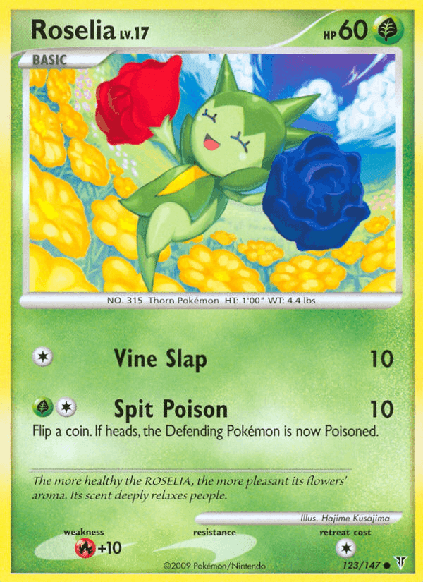 Roselia, card 123 from Supreme Victors