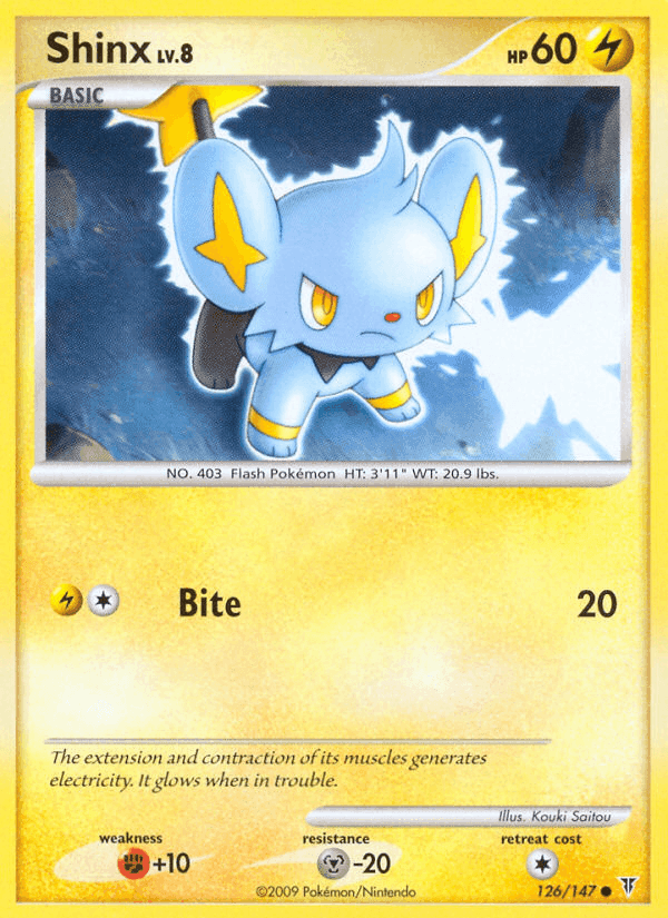 Shinx, card 126 from Supreme Victors