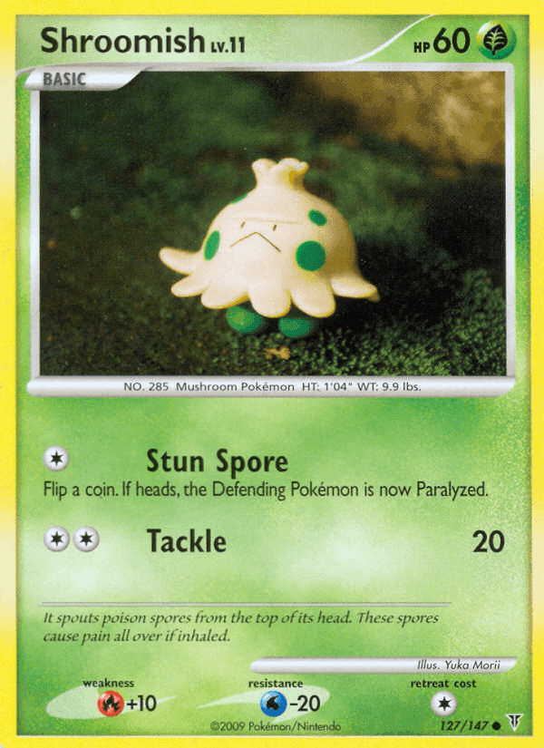 Shroomish, card 127 from Supreme Victors