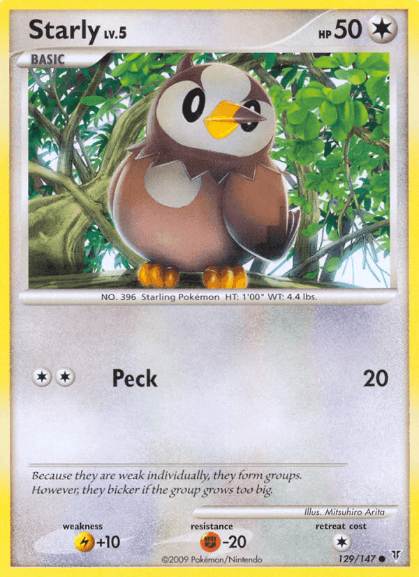 Starly, card 129 from Supreme Victors