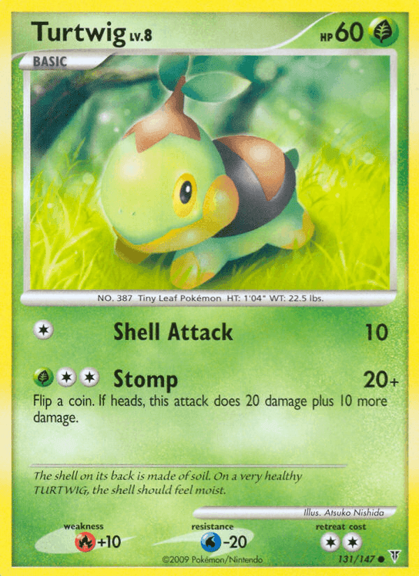 Turtwig, card 131 from Supreme Victors