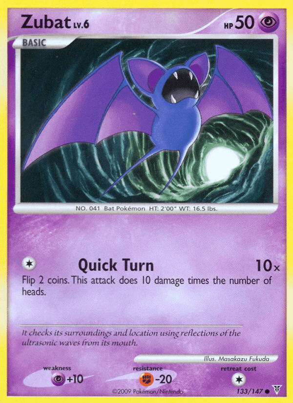 Zubat, card 133 from Supreme Victors